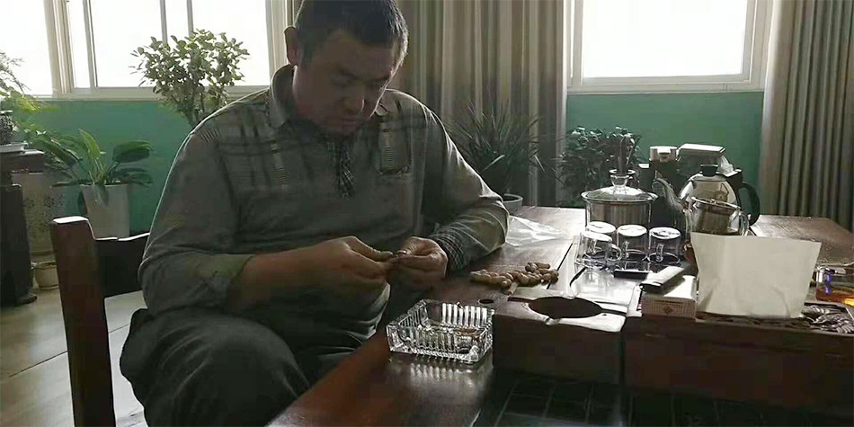 内蒙古客户订购花生果炒货机