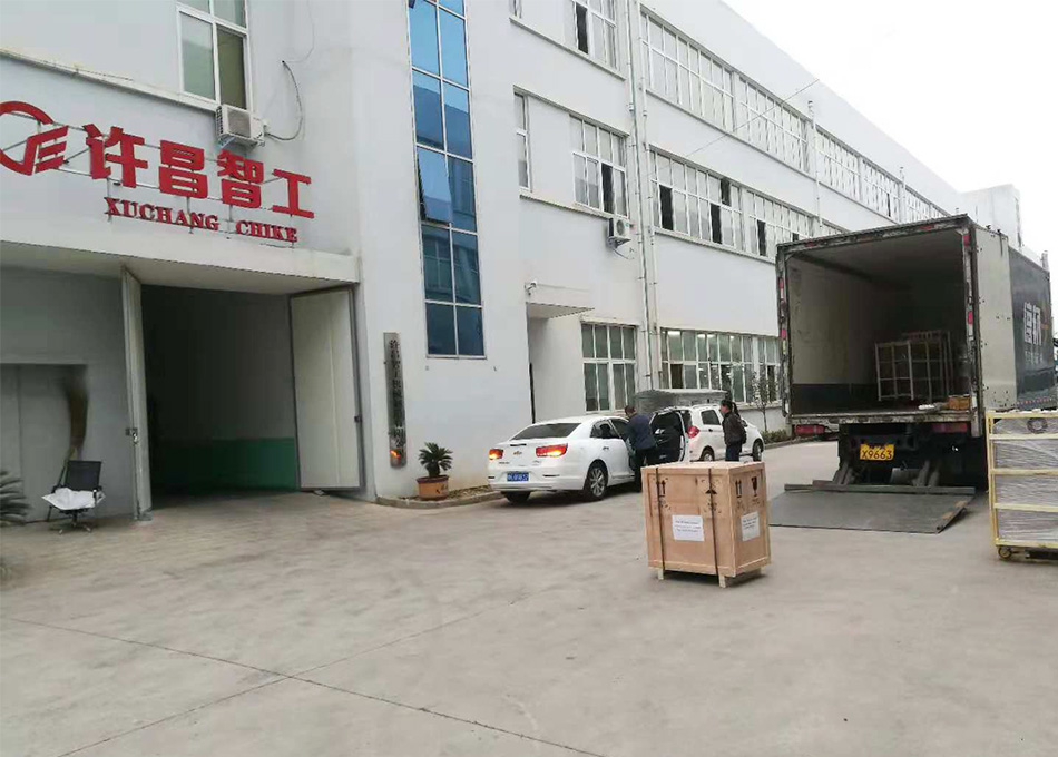 许昌智工炒货机发货